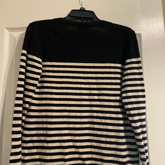 Gap Black and Cream Cardigan (M) - Picture 2 of 5